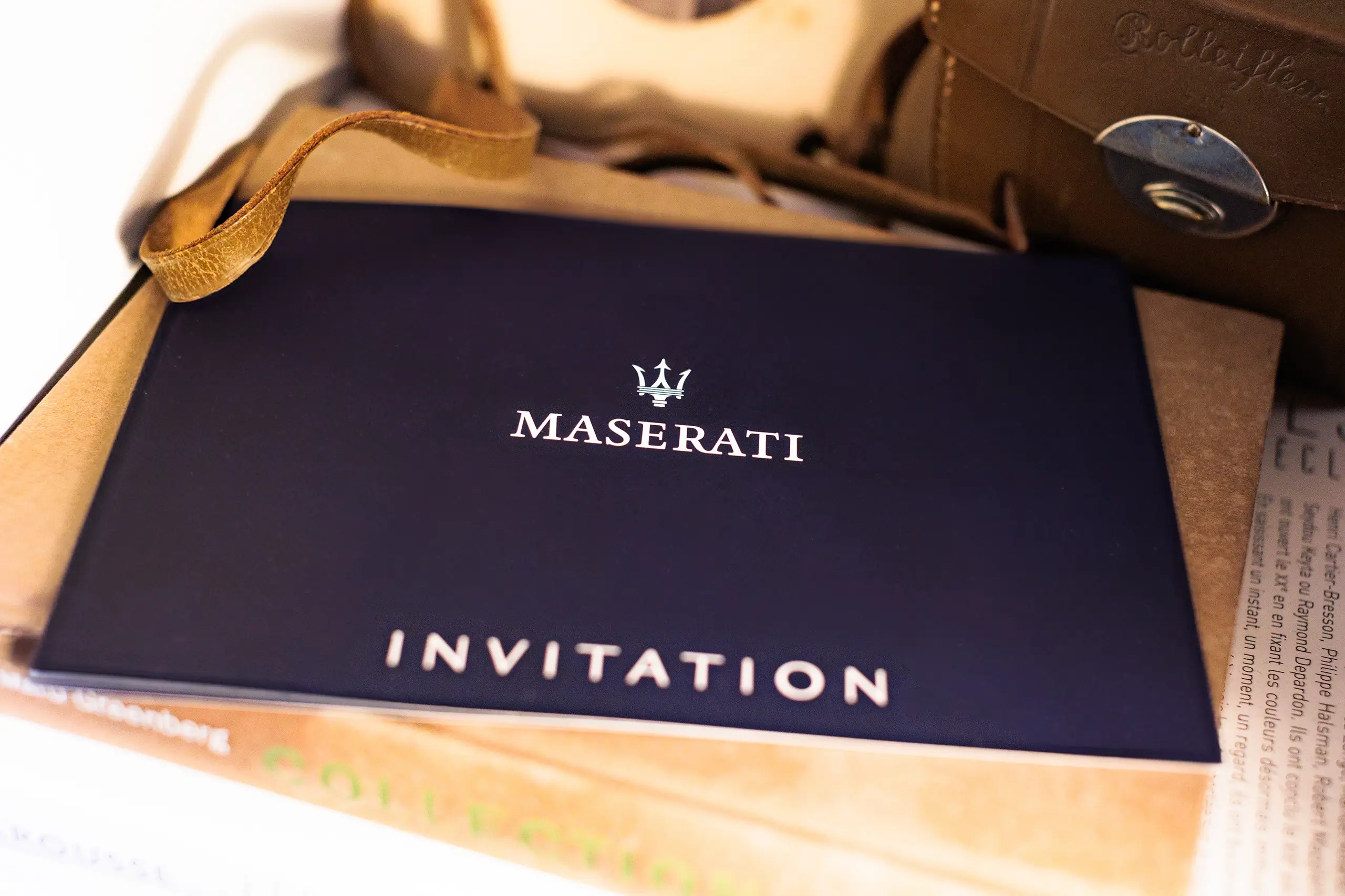 Exemple d'impression de Brochure pour Maserati